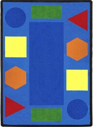 Joy Carpets Kid Essentials Sitting Shapes Multi